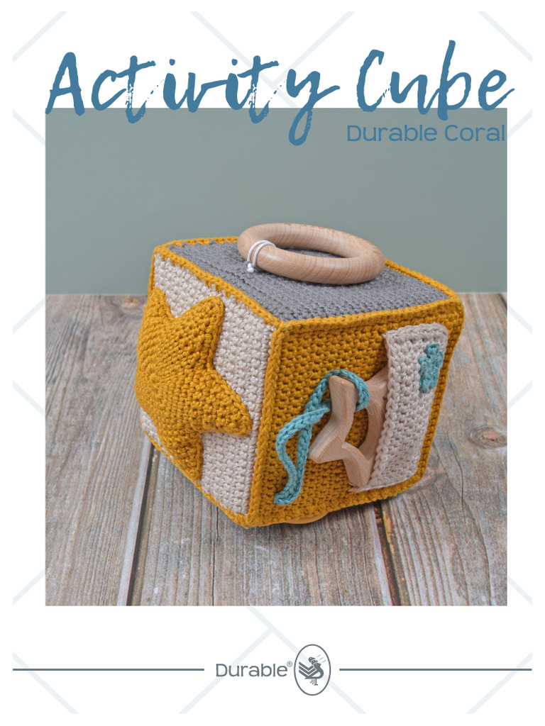 Pattern Durable Activity Cube Us | PDF | Crochet | Yarn