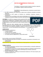 Intoxicacion Por Triciclicos y Antidepresivos.