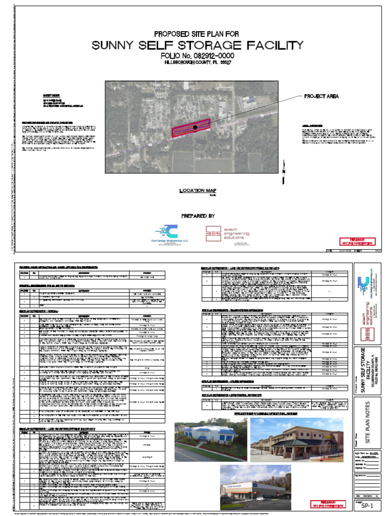 2022-12-27-Sunny Self Storage Facility Site Plan Updated Dec 27 | PDF