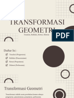 Transformasi Geometri Rotasi Dan Dilatasi