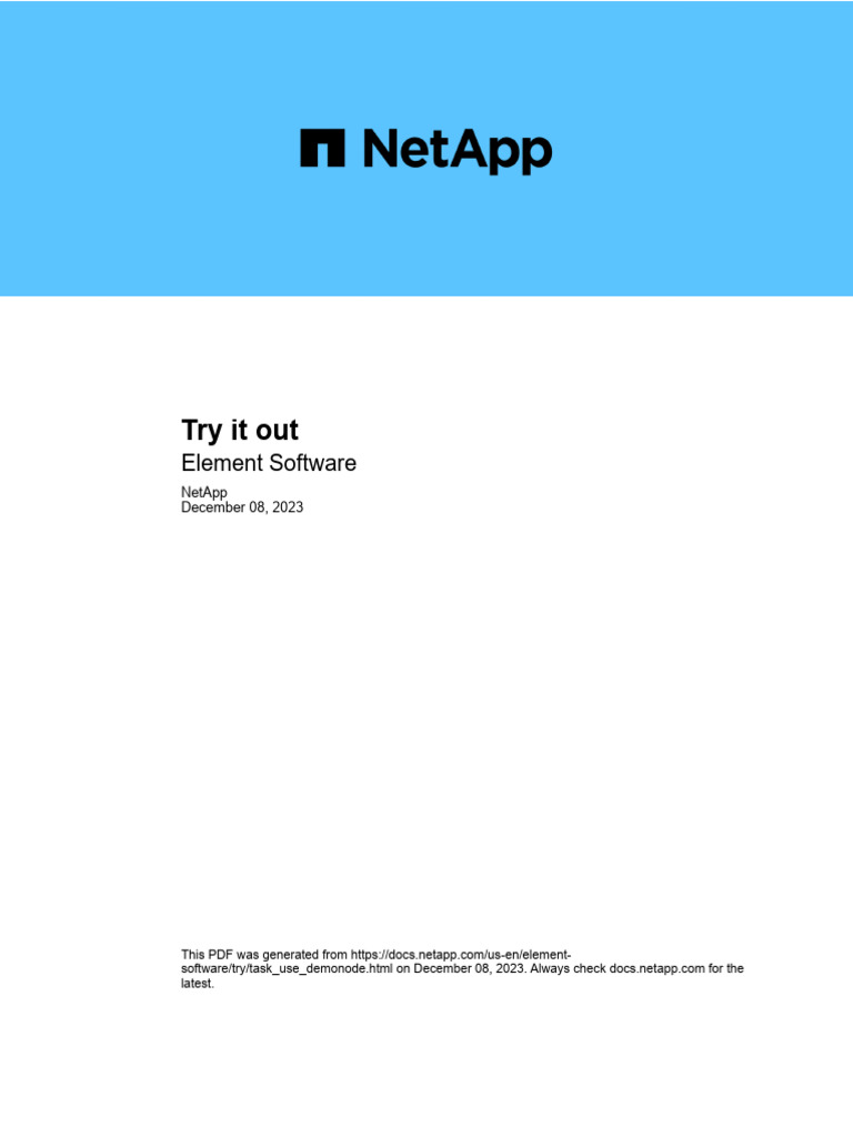 Try It Out | PDF