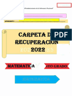 Carpeta de Recuperacion Matematica 4to - Grado - 00001