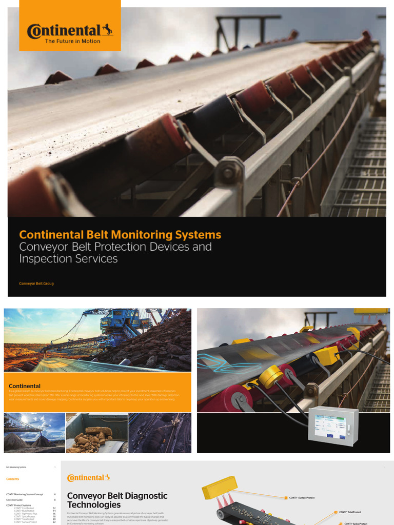 Continental Belt Monitoring Systems Conveyor Belt PDF
