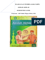 RPP Akidah Akhlak
