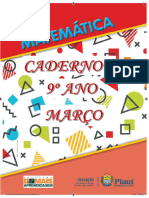 Caderno 1 de Sequencias Didaticas (Março) 9 Ano Matematica