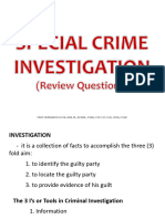 1-Special Crime Inv Review Lecture Notes