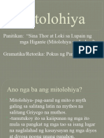 Mitolohiya Report G 10