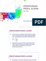 Pertemuan 6 - Perhitungan Profil Aliran