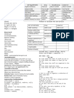 Mid Term Cheat Sheet