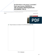 I Raportul final al Comisiei Senatoriale asupra evenimentelor din decembrie 1989