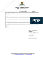 Format Permintaan Data SMP