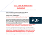 Abordando Casos de Autismo Con Autonomía