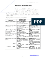 Comparatives and Superlatives