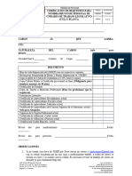 Formato Verificacion Documentos Requisitos