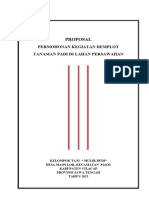 Proposal Pengajuan Demplot Padi KT Mulir Budi ML