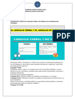 El Lenguaje Verbal y El Lenguaje No Verbal. Iii Periodo, Institución Educativa Presbítero Horacio Gómez Gallo