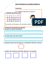 Ficha Del Martes 18 - DESCUBRIMOS PATRONES CON NÚMEROS