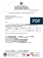 Sample - Permit To Study