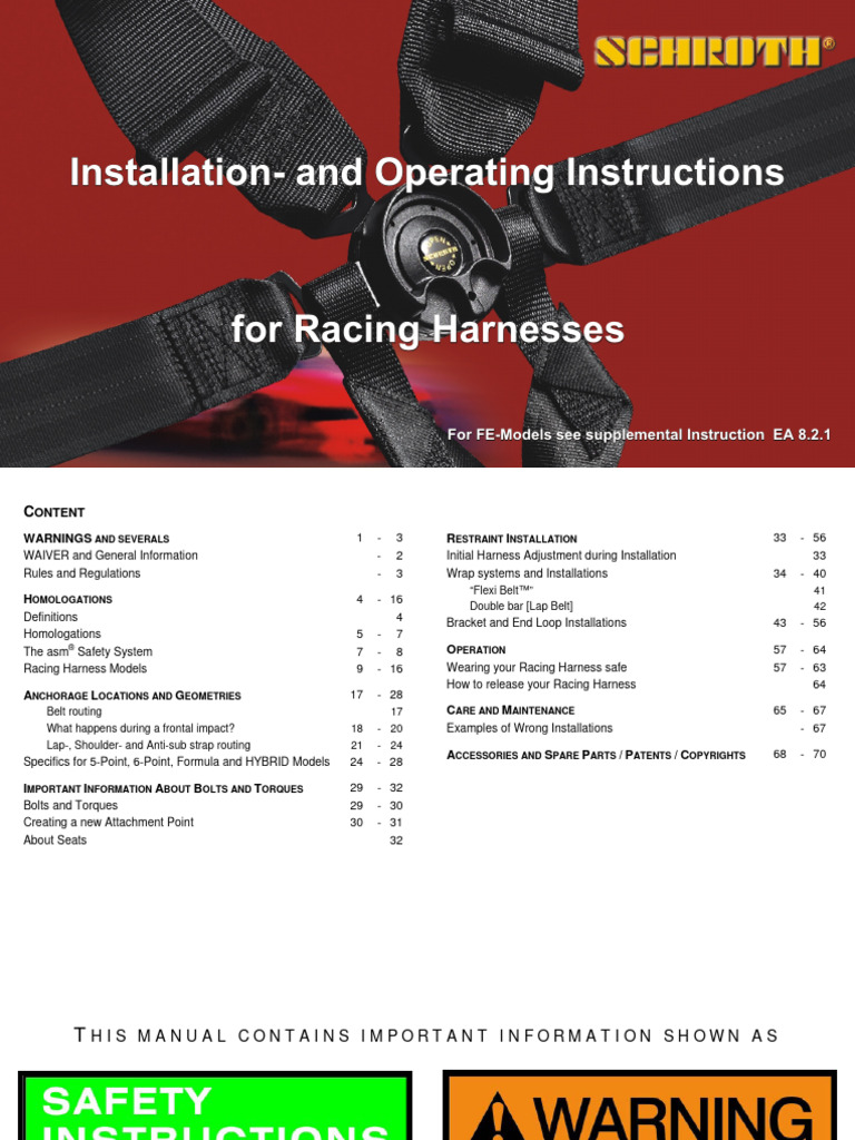 Competition Instructions | PDF | Seat Belt | Traffic Collision