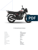 Bjaja CT 125x Brochure