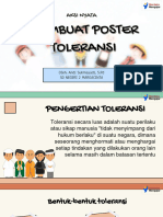 Aksi Nyata - Membuat Poster Toleransi