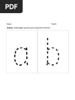 Latihan Asas Menulis 4-5-6 Tahun
