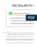 Design Toolkit SolarPV Offgrid GreenEmpowerment V2