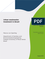 Urban wastewater tratment in Brazil