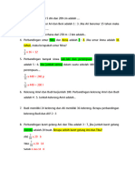 Soal Perbandingan Sederhana