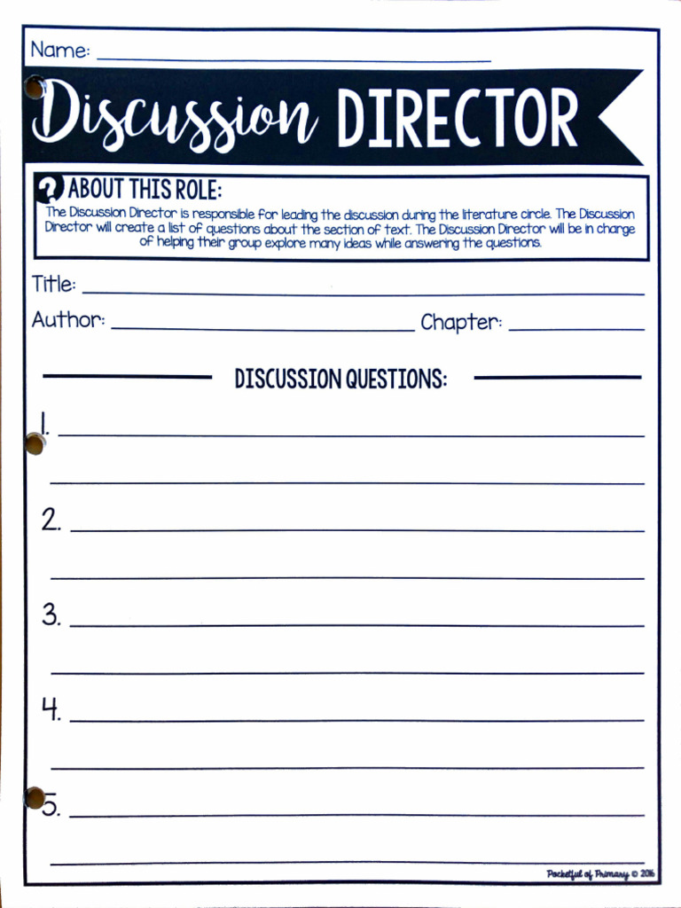 Lit Circle Roles PDF