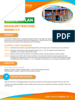 Equivalent Fractions Lesson Plan