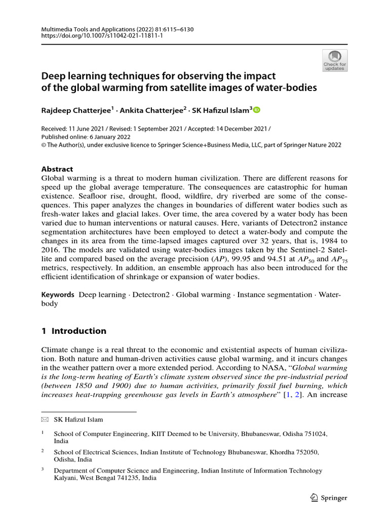  detectron2 deep learning techniques for observing the impact of the