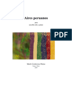 Aires Peruanos - Saxofón y Piano - 2020 - Partitura Completa