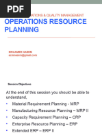 8-Operations Resource Planning