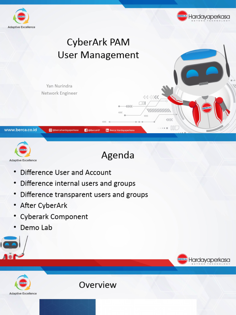 CyberArk PAM User Management Overview | PDF | Password | Server (Computing)