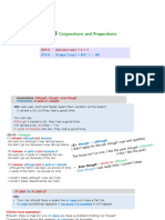 Conjuctions and Preprositions