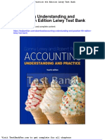 Full Download Accounting Understanding and Practice 4th Edition Leiwy Test Bank