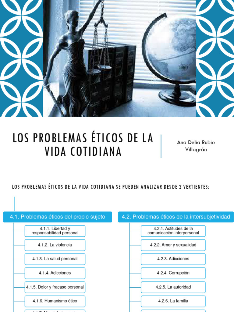 Cap 4 - Problemas Éticos de La Vida Cotidiana | PDF | Amor | Violencia