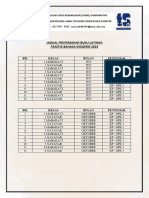 Jadual Penyemakan Buku Latihan Bahasa Inggeris 2023