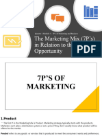 The Marketing Mix 7Ps in Relation