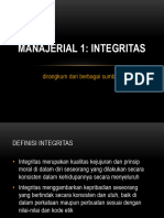 P3K - Manajerial Integritas