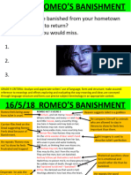 Lesson 18 Romeo - S Banishment Act 3 Scene 3