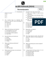 Thermodynamics - DPP 01 of (Lec 07) - Arjuna JEE Fastrack 2024