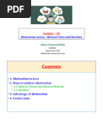 Lecture - 10-Abstraction in Java