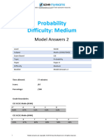 E8 Probability 4A Medium Model Answers 2 CIE IGCSE Maths