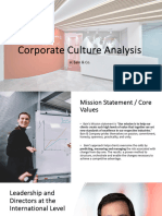 BTW 250 - Corporate Culture Analysis
