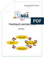 0) NMS Teaching & Learning Policy - November 2022