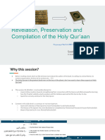 History of Revelation, Preservation and Compilation of The Holy Qur'aan