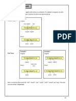 Subject Verb Agreement