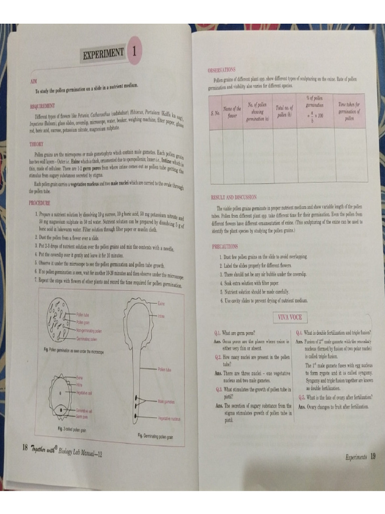 Bio Practical - Rotated | PDF